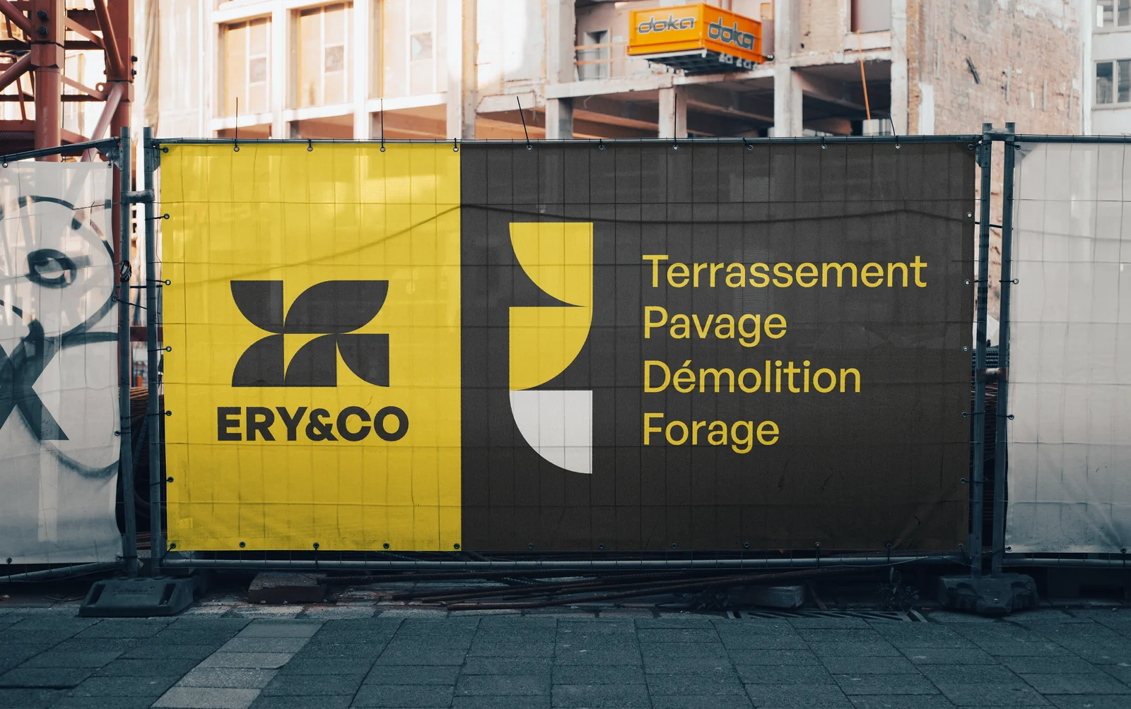 Ery & Co — signalétique de chantier