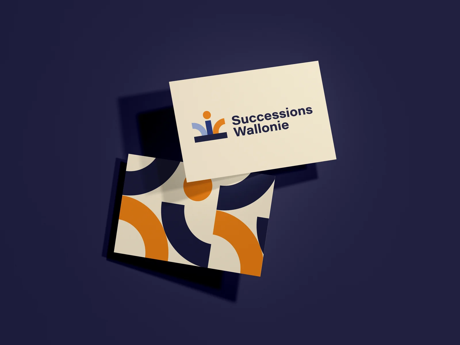 Successions Wallonie — cartes de visite